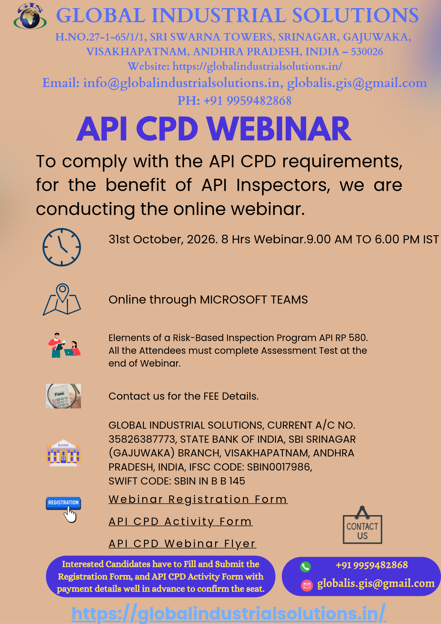 API CPD Webinar October 2026